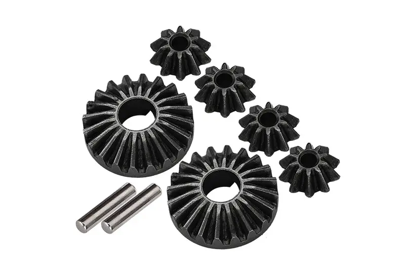 Medium Carbon Steel Front Or Center Or Rear Differential Gear For Traxxas 1:8 4Wd Sledge 95076-4 / 1:10 4Wd Maxx 89076-4 Upgrades - Black 1