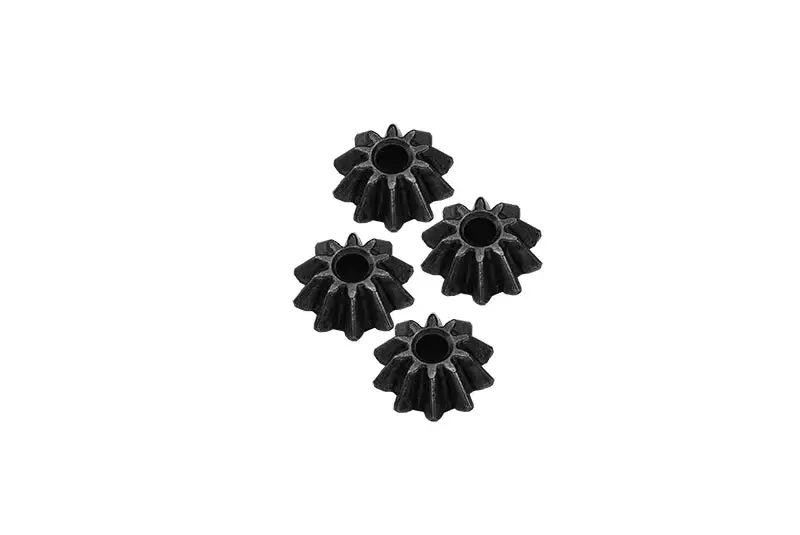 Medium Carbon Steel Front Or Center Or Rear Differential Pinion Gear For Traxxas 1:8 4Wd Sledge 95076-4 / 1:10 4Wd Maxx 89076-4 / 1:10 E-Revo 2.0 Vxl Brushless 86086-4 Upgrades - Black 1