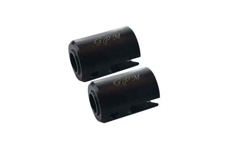 Medium Carbon Steel Front Or Rear Drive Cup For Traxxas 1/8 4Wd Sledge Monster Truck 95076-4 - 2Pc Set Black 1