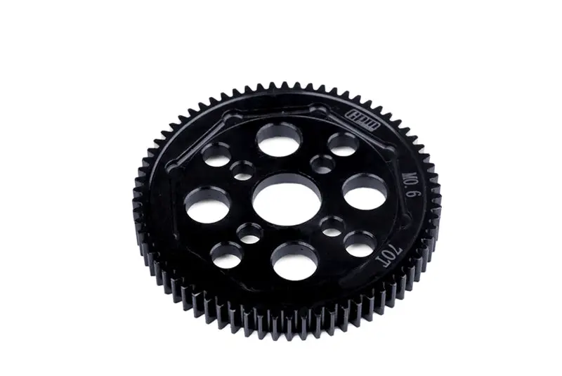 Medium Carbon Steel High Speed M0.6 Module Spur Gear 70T For Tamiya Rc 1/10 4Wd Xv-02 Pro #58707 Upgrade Parts 1