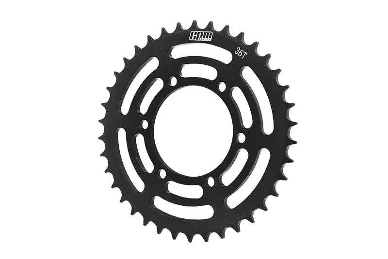 Medium Carbon Steel Hub Chain Sprocket For Losi 1:4 Promoto-Mx Motorcycle Dirt Bike Rtr Fxr Los06000 Los06002 Upgrades - Black 1
