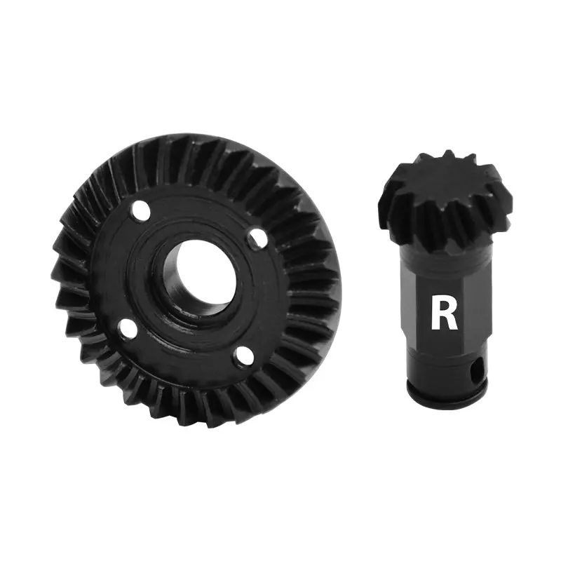 Medium Carbon Steel Rear Differential Gear Set 30/12T For Arrma 1:14 Desert Truck Rtr-Ara2104 / 1:18 4Wd Granite Grom Mega 380-Ara2102 / 1:18 Typhon Grom Mega380 Brushed-Ara2106 Upgrades 1