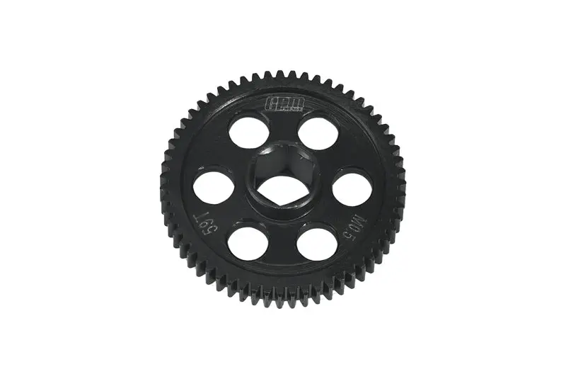 Medium Carbon Steel Spur Gear 0.5 Module 59 Tooth For Arrma 1/18 Granite Grom Mega 380 Brushed 4X4 Monster Truck Ara2102 Upgrade Parts 1