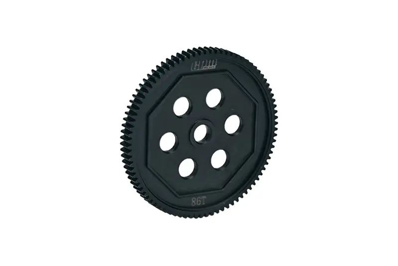Medium Carbon Steel Spur Gear 86T For Tamiya 1:10 R/C 58719 Bbx Bb-01 Upgrade Parts 1