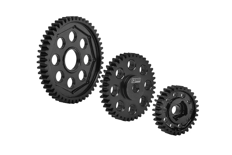 Medium Carbon Steel Transmission Gear Set For Losi 1:4 Promoto-Mx Motorcycle Dirt Bike Rtr Los06000 Los06002 Upgrades - Black 1