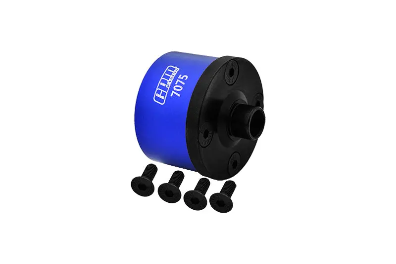 Medium Carbon Steel+7075 Alloy Front Or Middle Or Rear Diff Case For Tekno 1/10 Mt410 2.0 4X4 Pro Monster Truck-Tkr9501 / Sct410 2.0 4X4 Short Course Truck Kit-Tkr9500 Upgrades - Blue 1