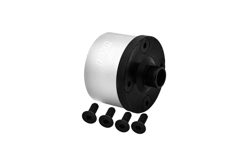 Medium Carbon Steel+7075 Alloy Front Or Middle Or Rear Diff Case For Tekno 1/10 Mt410 2.0 4X4 Pro Monster Truck-Tkr9501 / Sct410 2.0 4X4 Short Course Truck Kit-Tkr9500 Upgrades - Silver 1