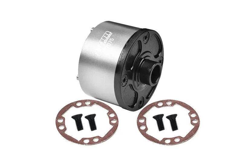 Medium Carbon Steel+Aluminium 7075-T6 Front Or Rear Diff Case For Arrma 1:5 Kraton 8S Blx / Outcast 8S Blx / Kraton Exb Roller / Outcast Exb Roller Upgrades - Silver 1