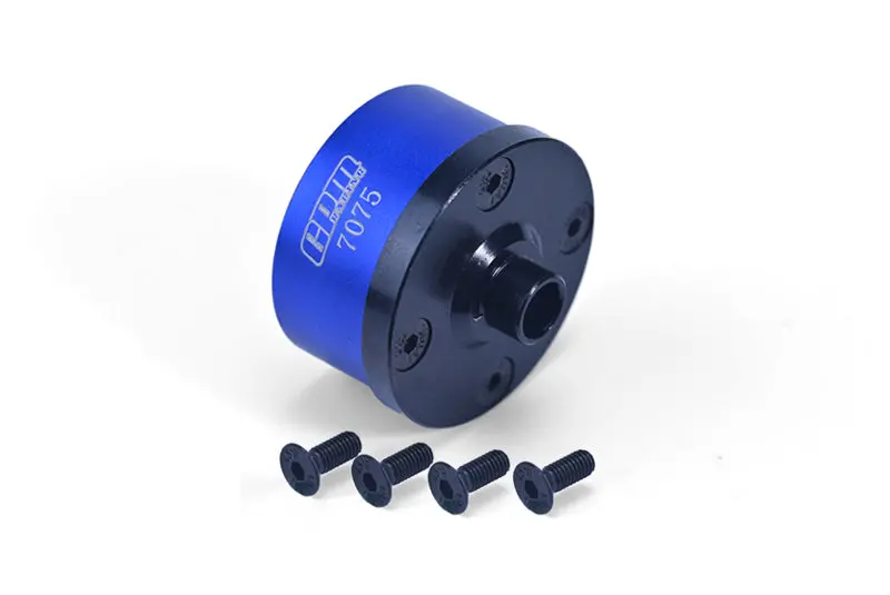 Medium Carbon Steel+Aluminum 7075 Front Middle Rear Diff Case For Arrma 1:7 Mojave Exb / Mojave 6S / Fireteam / Mojave V2 / 1:8 Outcast / Talion / Kraton / Notorious / Kraton V5 /Talion Exb - Blue 1