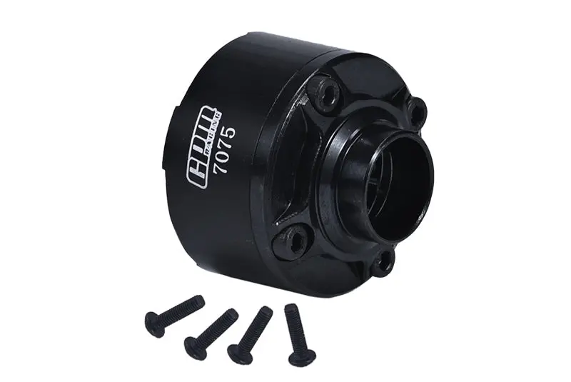 Medium Carbon Steel+Aluminum 7075 Front Or Center Or Rear Diff Case For Traxxas 1:5 X Maxx 6S / X Maxx 8S / Xrt 8S Monster Truck - Black 1