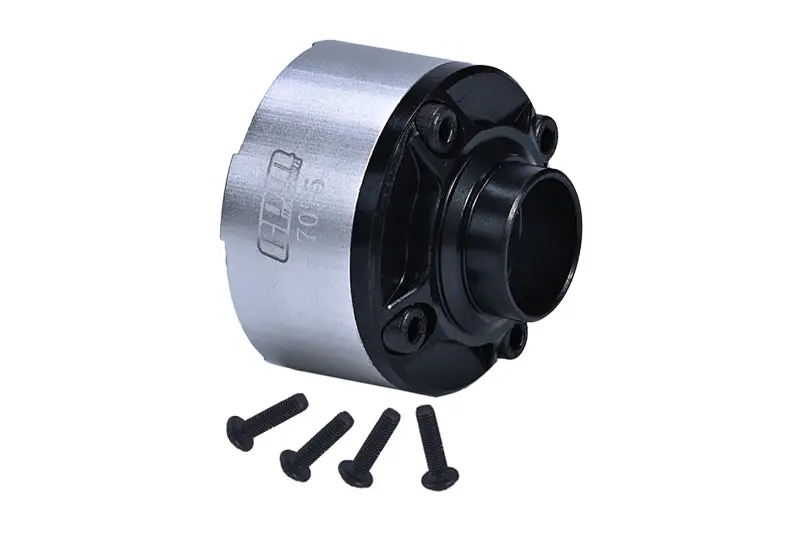 Medium Carbon Steel+Aluminum 7075 Front Or Center Or Rear Diff Case For Traxxas 1:5 X Maxx 6S / X Maxx 8S / Xrt 8S Monster Truck - Silver 1