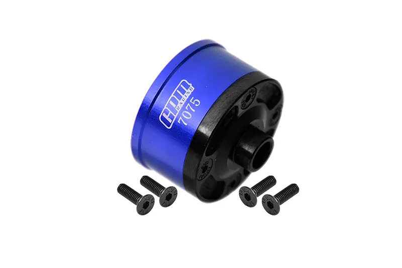 Medium Carbon Steel+Aluminum 7075-T6 Front Or Middle Or Rear Diff Case For Traxxas 1/8 4Wd Sledge Monster Truck 95076-4 - Blue 1