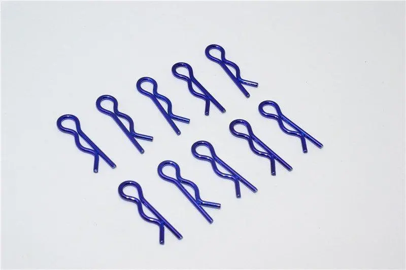 Medium Flu Clip Set - 10Pcs Blue 1