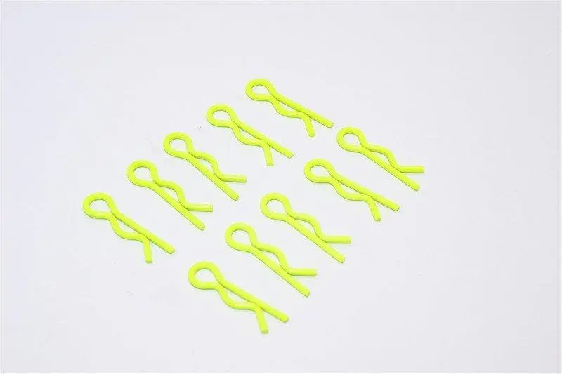 Medium Flu Clip Set - 10Pcs Yellow 1