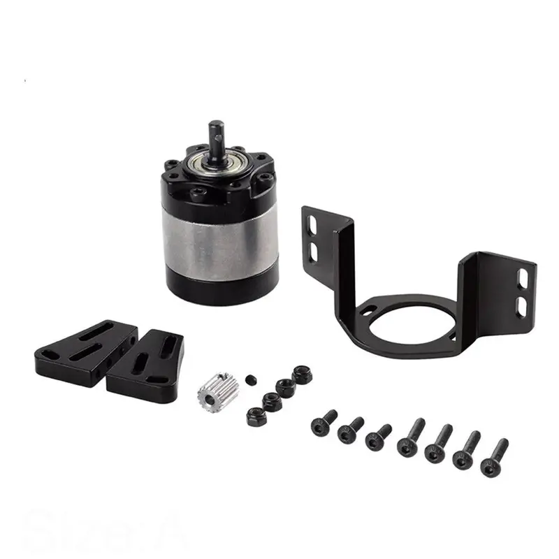 Metal 1:17 Gear Ratio D90 Planetary Gearbox With Mount Transmission Case For 1/10 Rc Crawler Car Scx10 D90 Upgrade Parts 1