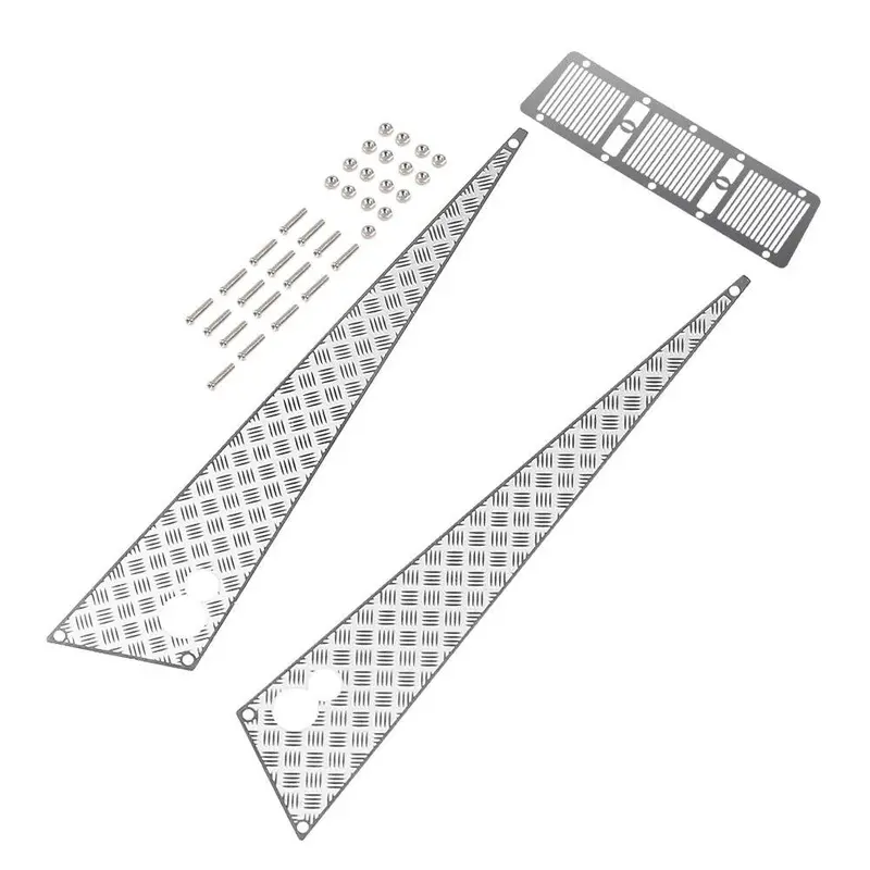 Metal Anti-Skid Plate Intake Grille For 1:10 Rc Crawler Car Traxxas Trx-4 G500 Trx-6 G63 - 1 Set 1