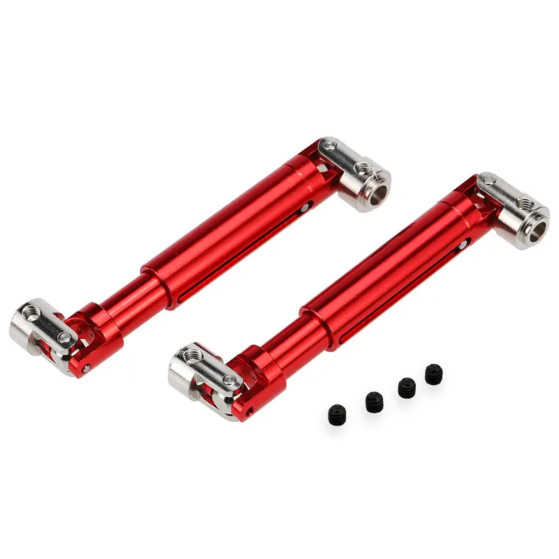 Metal Cvd Universal Drive Shaft 106-138Mm For 1/10 Rc Crawler Cars - 2Pc Set 1