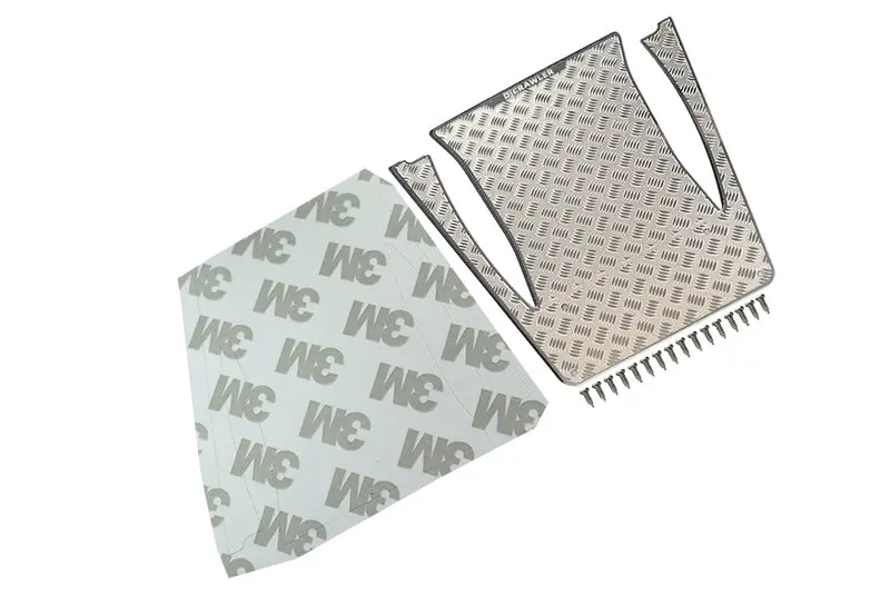 Metal Middle Trim Plate Of Engine Cover For Traxxas 1:18 Trx4m Land Rover Defender 97054-1 Upgrades - Silver 1