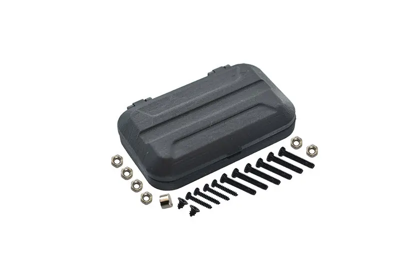 Modified Side Backpack For Traxxas 1:18 Trx4m Ford Bronco Crawler 97074-1 Upgrades - Black 1