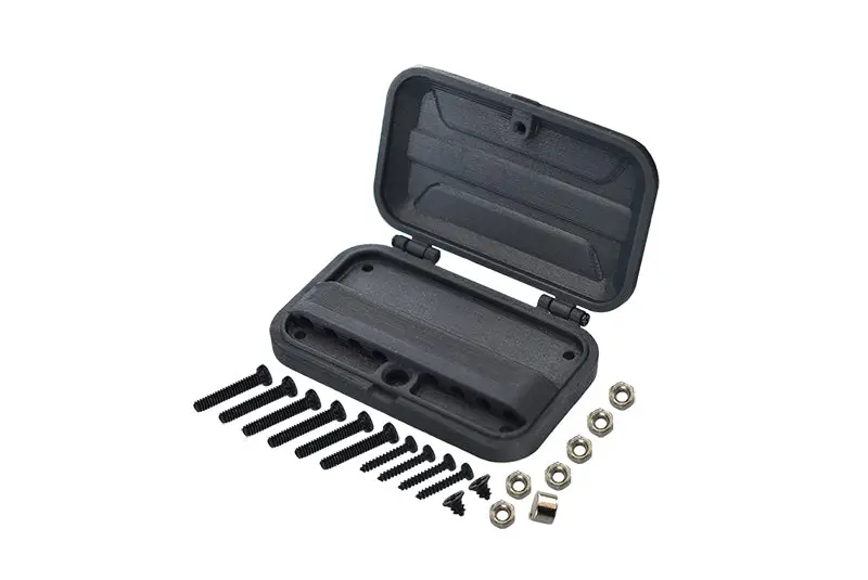 Modified Side Backpack For Traxxas 1:18 Trx4m Ford Bronco Crawler 97074-1 Upgrades - Black 2
