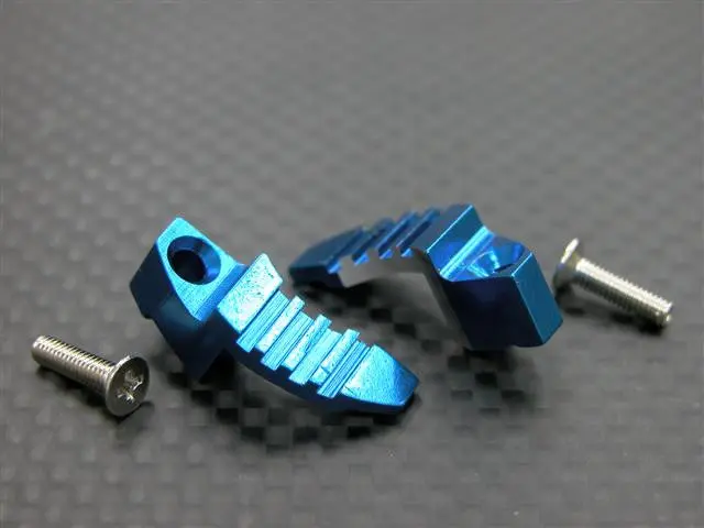 Motor Heat Sink Use For End Bell With Screws (Shape-A) New Design - 1Pr Set Blue 1