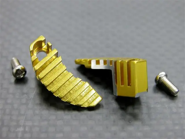 Motor Heat Sink Use For End Bell With Screws (Shape-B) New Design - 1Pr Set Gold 1