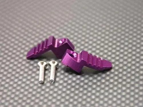 Motor Heat Sink Use For End Bell With Screws (Shape-B) New Design - 1Pr Set Purple 1
