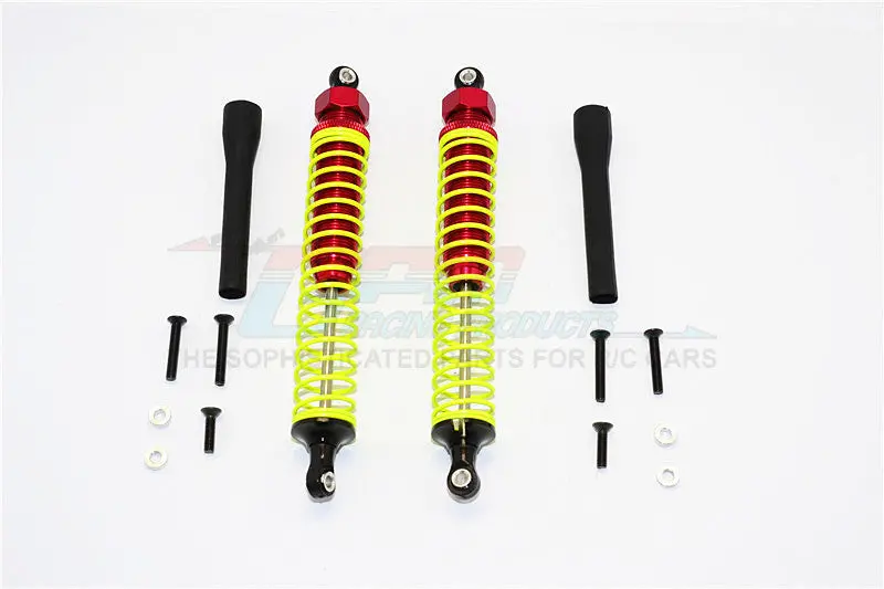 Off Road - Plastic Ball Top Damper (125Mm) - 1Pr Set Red 1