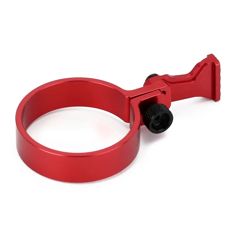 One-Handed Control Adaptor Transmitter Steering Wheel For Rc Car Traxxas Tqi Remote Controller Trx4 Trx6 Slash Summit - 1 Set Red 1