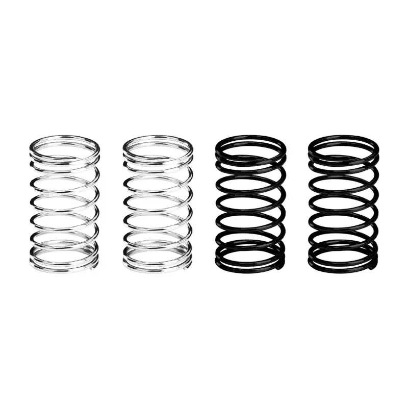 Progressive Shock Springs Set For Traxxas Mini Slash 4X4 / Mini Rally Vxl Ford Rs200 - Silver+Black 1
