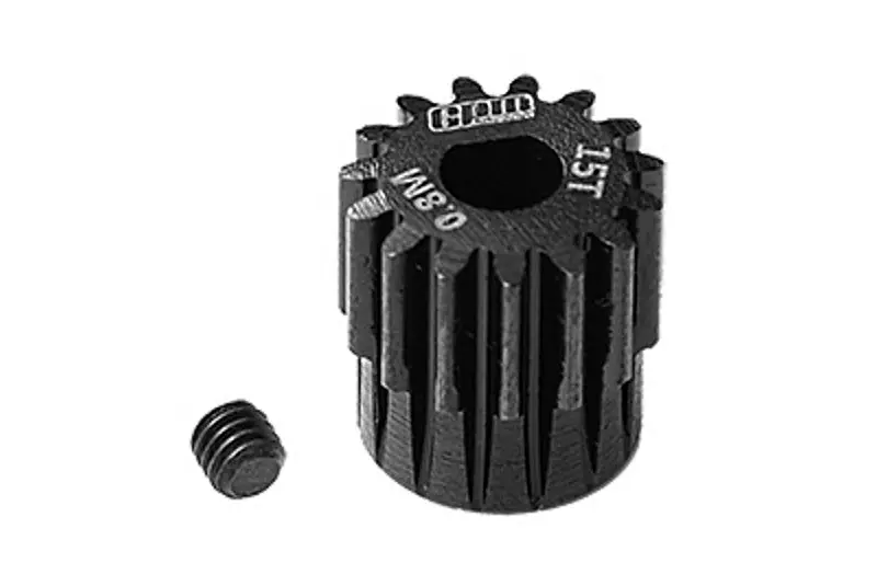 R/C Car Parts : 40Cr Steel Motor Gear 15T (32 Pitch, Module: 0.8Mm, Motor Tooth Diameter: 5Mm) 1