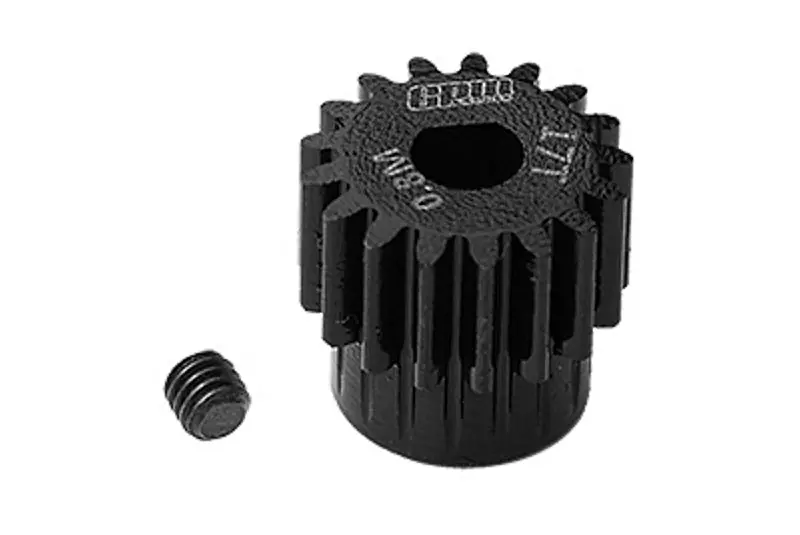 R/C Car Parts : 40Cr Steel Motor Gear 17T (32 Pitch, Module: 0.8Mm, Motor Tooth Diameter: 5Mm) 1