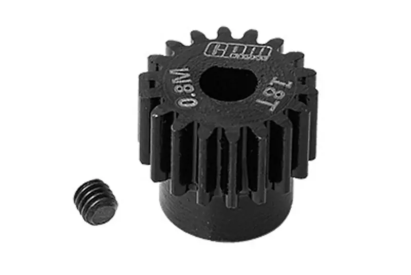 R/C Car Parts : 40Cr Steel Motor Gear 18T (32 Pitch, Module: 0.8Mm, Motor Tooth Diameter: 5Mm) 1
