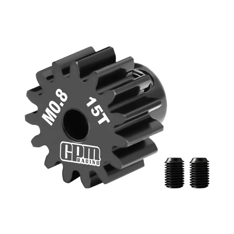 R/C Car Upgrade Parts : 40Cr Steel Motor Gear 15T (32 Pitch, Module 0.8Mm, Motor Tooth Diameter 3.175Mm, Tooth Surface Outer Diameter 13.5Mm) 1