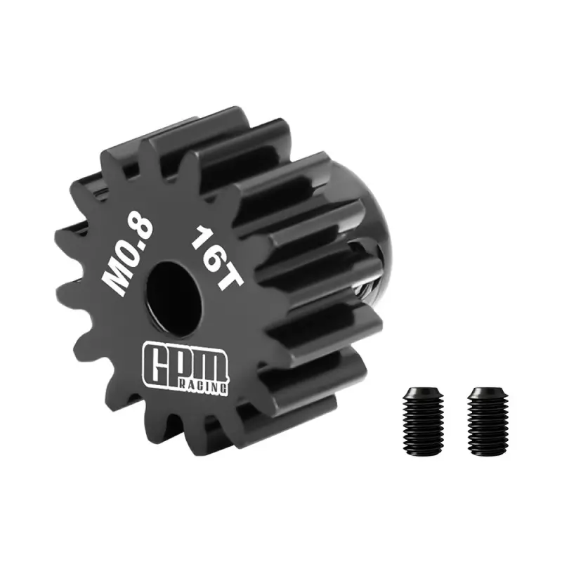 R/C Car Upgrade Parts : 40Cr Steel Motor Gear 16T (32 Pitch, Module 0.8Mm, Motor Tooth Diameter 3.175Mm, Tooth Surface Outer Diameter 14.1Mm) 1