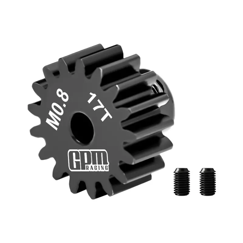 R/C Car Upgrade Parts : 40Cr Steel Motor Gear 17T (32 Pitch, Module 0.8Mm, Motor Tooth Diameter 3.175Mm, Tooth Surface Outer Diameter 15.1Mm) 1