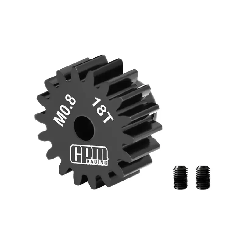 R/C Car Upgrade Parts : 40Cr Steel Motor Gear 18T (32 Pitch, Module 0.8Mm, Motor Tooth Diameter 3.175Mm, Tooth Surface Outer Diameter 15.8Mm) 1