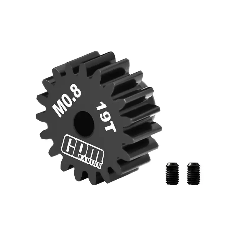R/C Car Upgrade Parts : 40Cr Steel Motor Gear 19T (32 Pitch, Module 0.8Mm, Motor Tooth Diameter 3.175Mm, Tooth Surface Outer Diameter 16.7Mm) 1