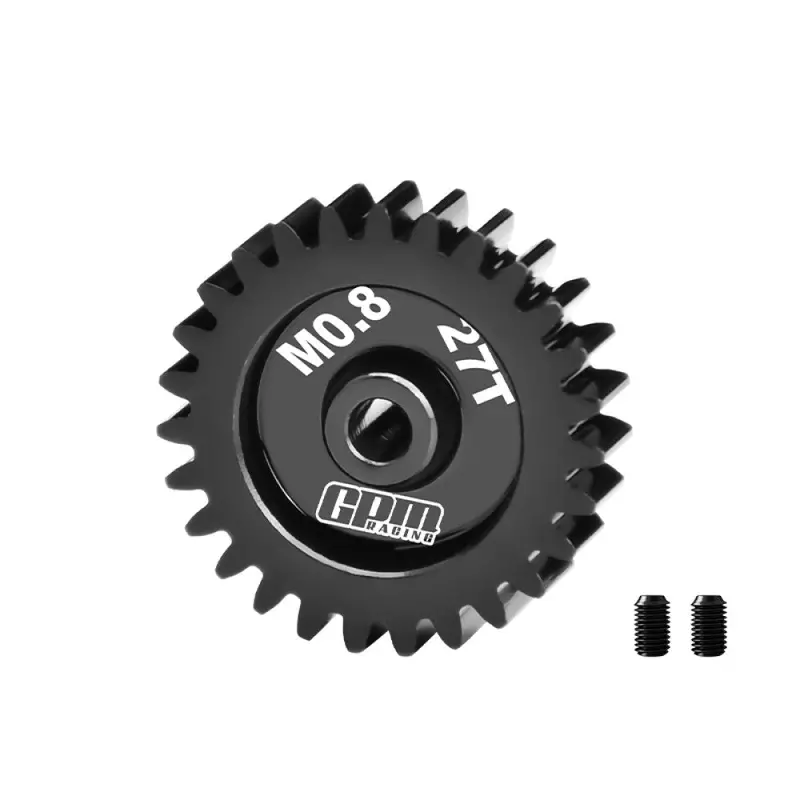 R/C Car Upgrade Parts : 40Cr Steel Motor Gear 27T (32 Pitch, Module 0.8Mm, Motor Tooth Diameter 3.175Mm, Tooth Surface Outer Diameter 23.1Mm) 1