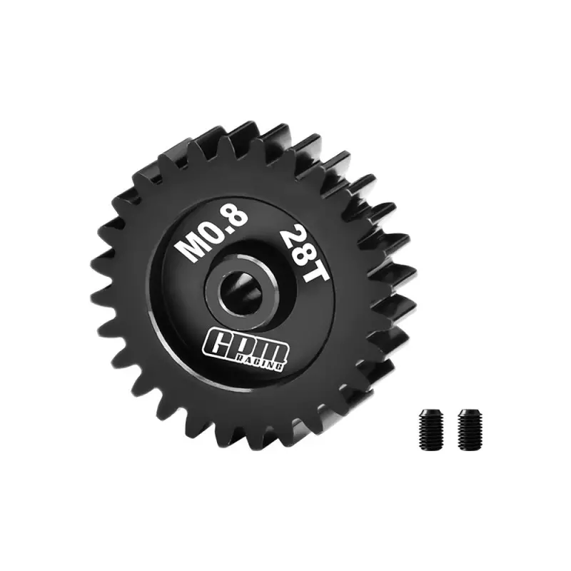 R/C Car Upgrade Parts : 40Cr Steel Motor Gear 28T (32 Pitch, Module 0.8Mm, Motor Tooth Diameter 3.175Mm, Tooth Surface Outer Diameter 23.9Mm) 1
