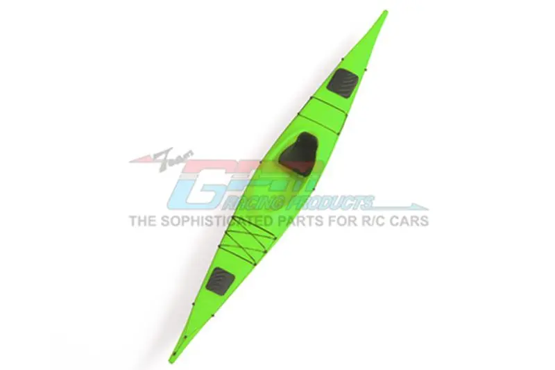 R/C Scale Accessories : 3D Printed Canoe For 1:10 Crawlers - 1Pc Green 1