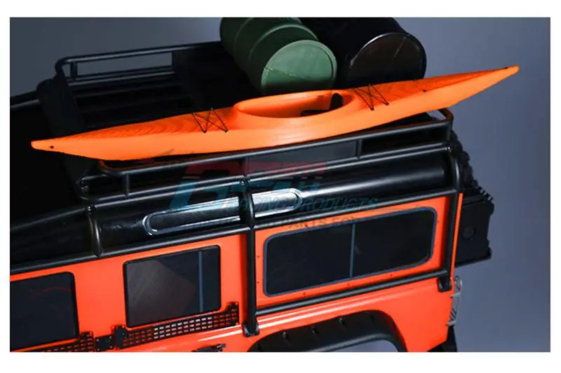 R/C Scale Accessories : 3D Printed Canoe For 1:10 Crawlers - 1Pc Green 2