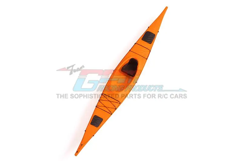 R/C Scale Accessories : 3D Printed Canoe For 1:10 Crawlers - 1Pc Orange 1