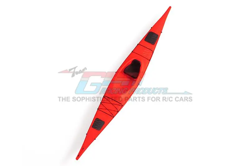 R/C Scale Accessories : 3D Printed Canoe For 1:10 Crawlers - 1Pc Red 1