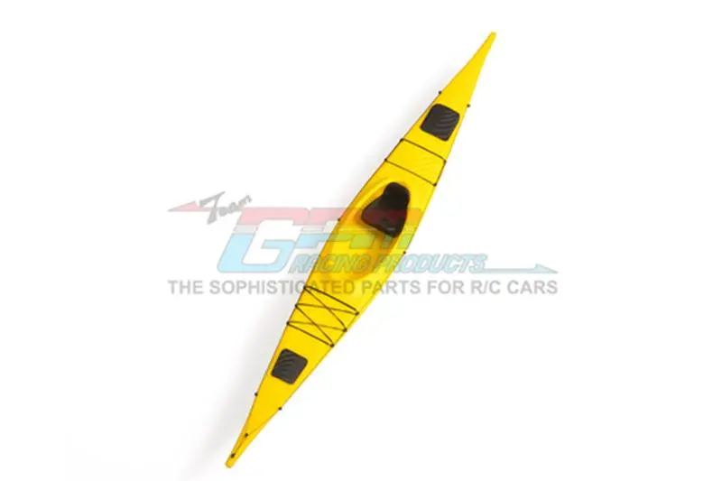R/C Scale Accessories : 3D Printed Canoe For 1:10 Crawlers - 1Pc Yellow 1