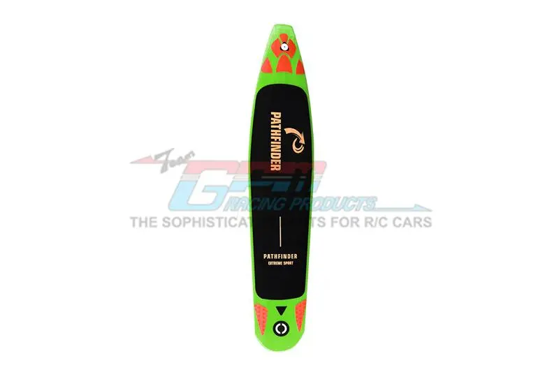 R/C Scale Accessories : 3D Printed Surfboard For 1:10 Crawlers - 1Pc Green 1