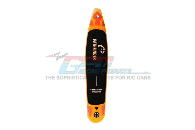 R/C Scale Accessories : 3D Printed Surfboard For 1:10 Crawlers - 1Pc Orange 1