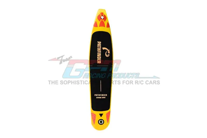 R/C Scale Accessories : 3D Printed Surfboard For 1:10 Crawlers - 1Pc Yellow 1