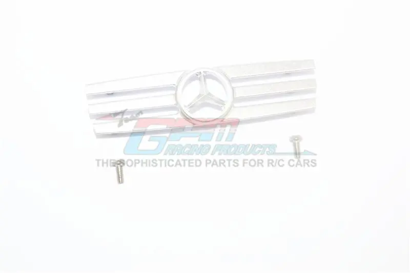 R/C Scale Accessories : Aluminum Grille For Traxxas Trx-4 Mercedes-Benz G500 (82096-4) / Trx-6 Mercedes-Benz G63 (88096-4) - 1Pc Set Silver 1