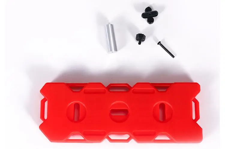 R/C Scale Accessories : Auxiliary Plastic Fuel Tank For Trx-4 Trail Defender Crawler - 1 Set Red 1